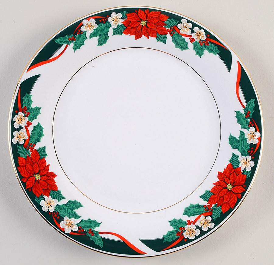 Deck The Halls (Verge) Dinner Plate by Tienshan-1