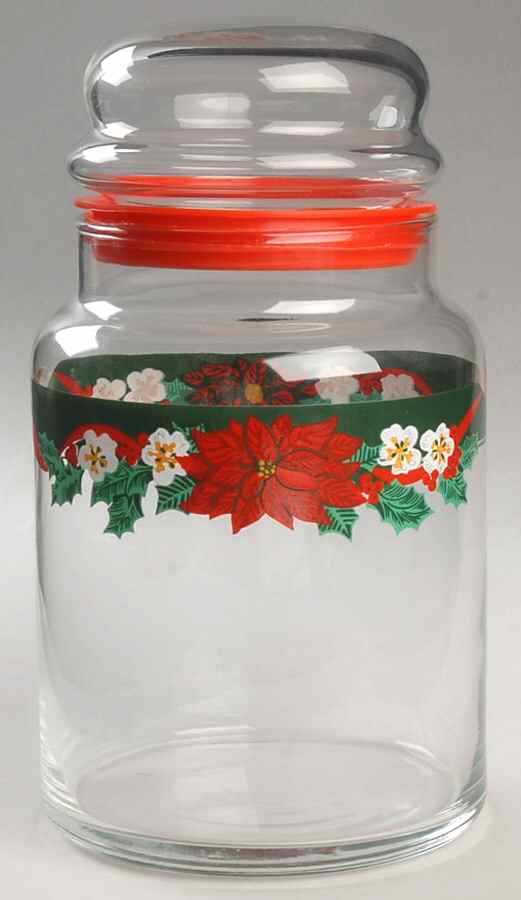 Deck The Halls (Verge) 5" Glassware Storage Jar & Lid by Tienshan-1