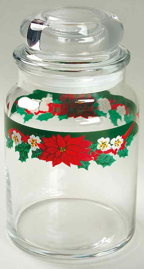 Deck The Halls (Verge) 5" Glassware Storage Jar & Lid by Tienshan-1
