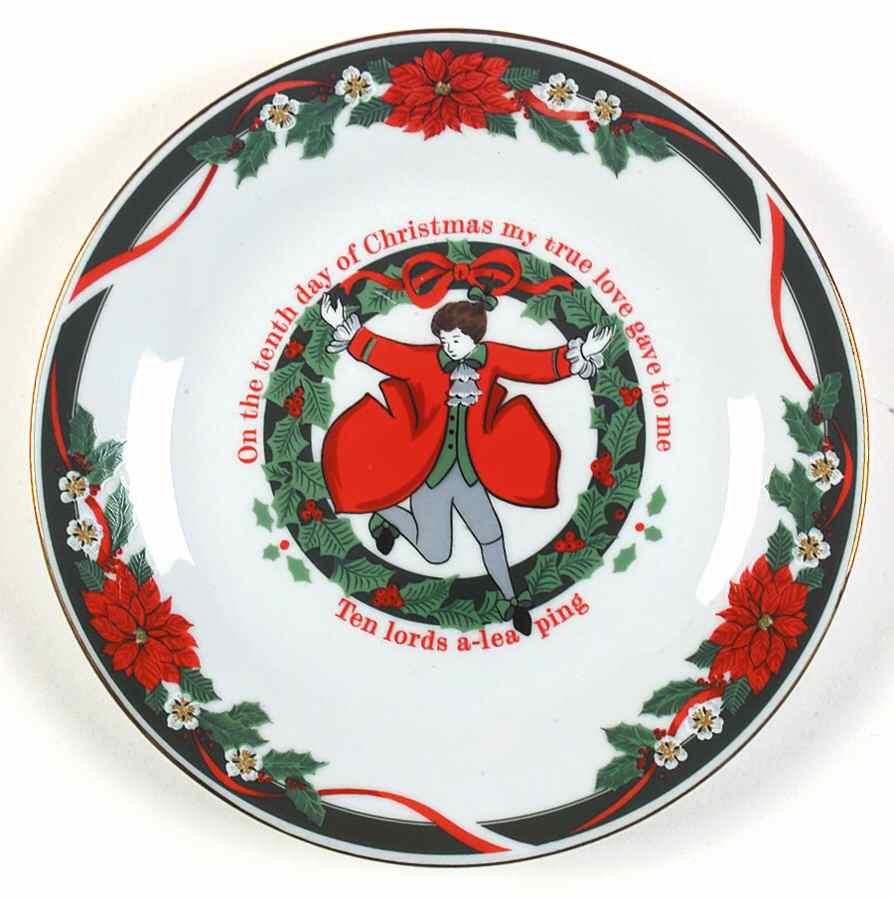 Deck The Halls (Verge) Accent Salad Plate by Tienshan-1