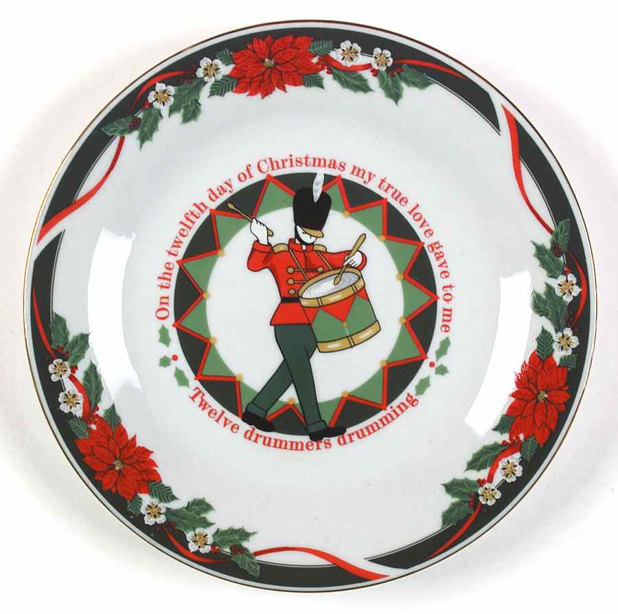 Deck The Halls (Verge) Accent Salad Plate by Tienshan-1