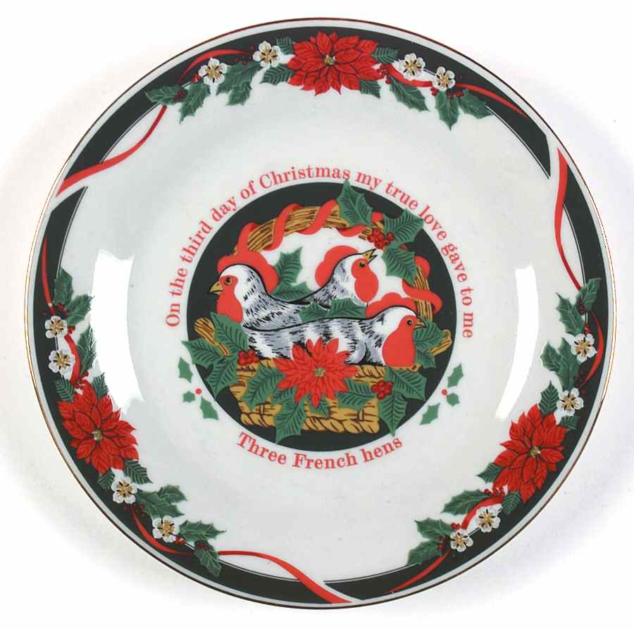Deck The Halls (Verge) Accent Salad Plate by Tienshan-1