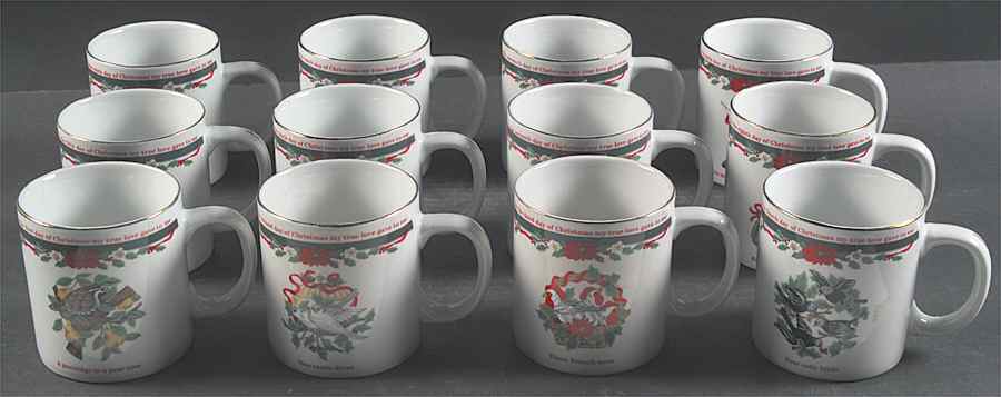 Deck The Halls (Verge) (Set of 12 Motifs) Mugs by Tienshan-1