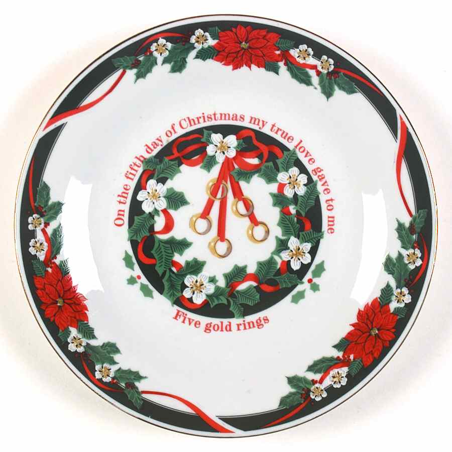 Deck The Halls (Verge) Accent Salad Plate by Tienshan-1