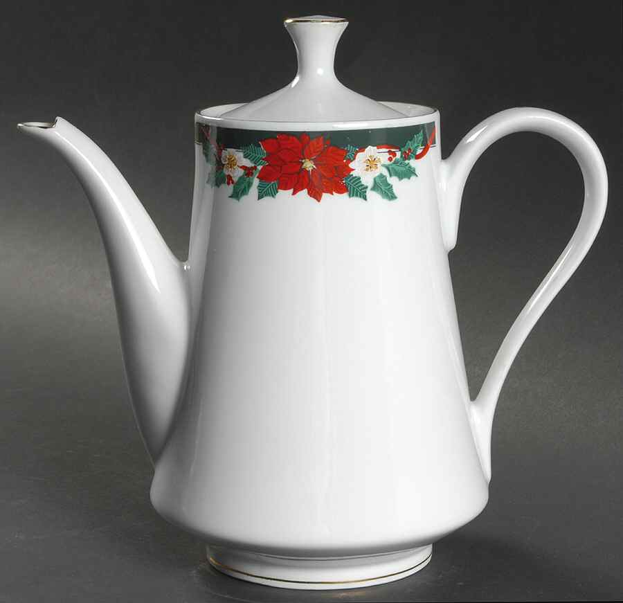 Deck The Halls (Verge) Teapot & Lid by Tienshan-1