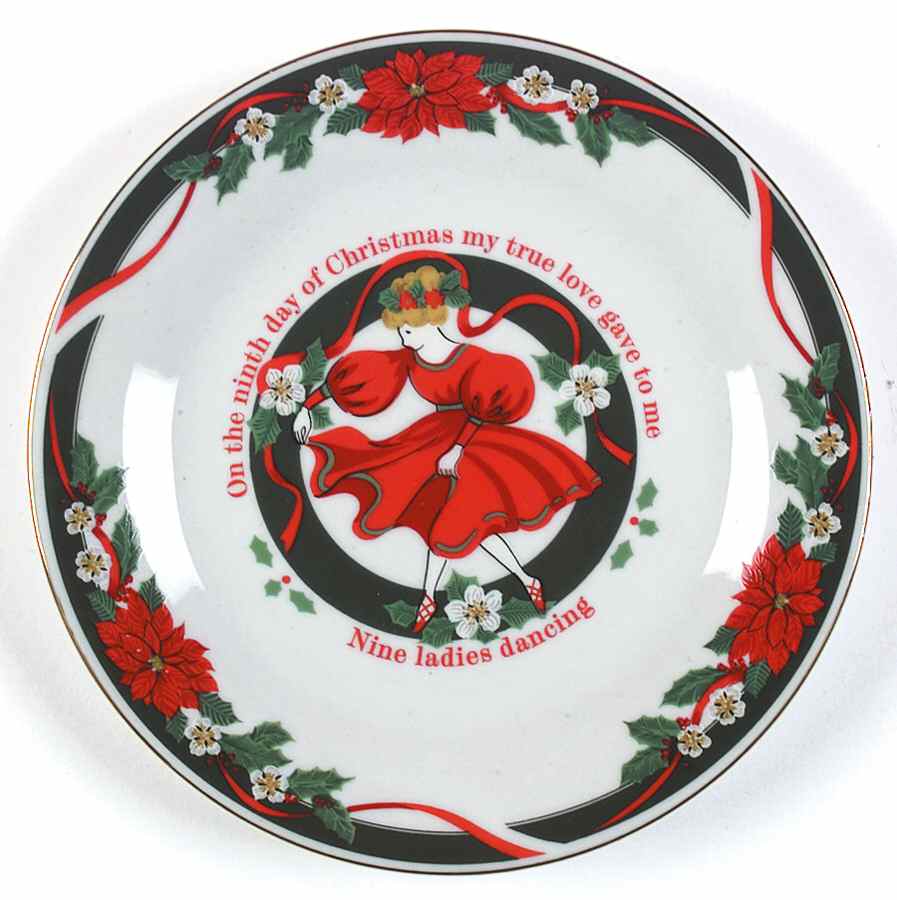 Deck The Halls (Verge) Accent Salad Plate by Tienshan-1