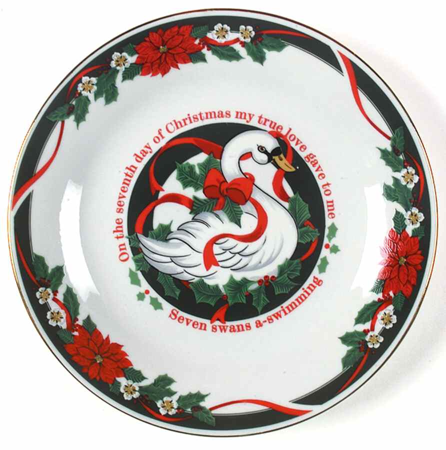 Deck The Halls (Verge) Accent Salad Plate by Tienshan-1