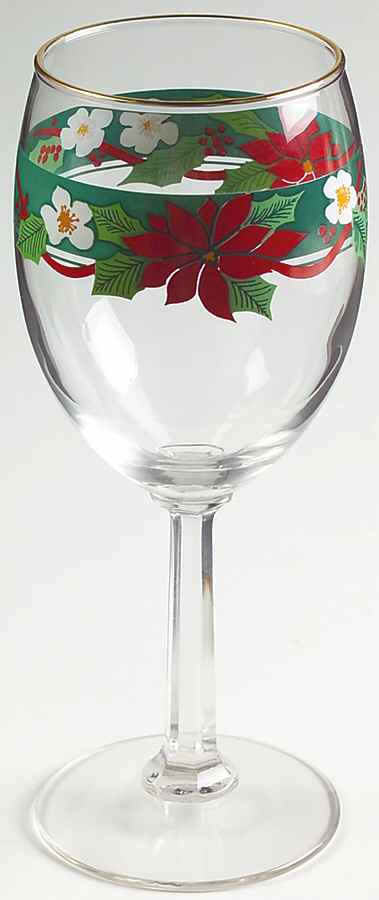 Deck The Halls (Verge) 10 Oz Glassware Goblet by Tienshan-1