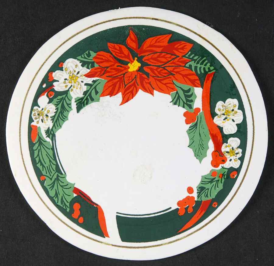 Deck The Halls (Verge) Vinyl Coaster by Tienshan-1