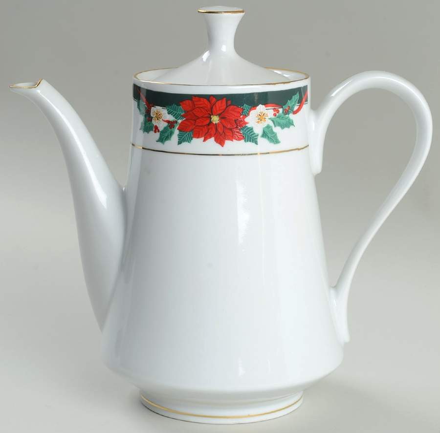 Deck The Halls (Verge) Teapot & Lid by Tienshan-1