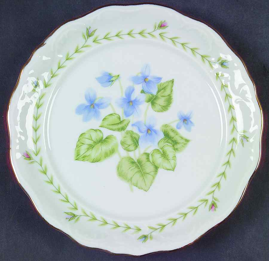 Floriade Bread & Butter Plate by Tienshan-1