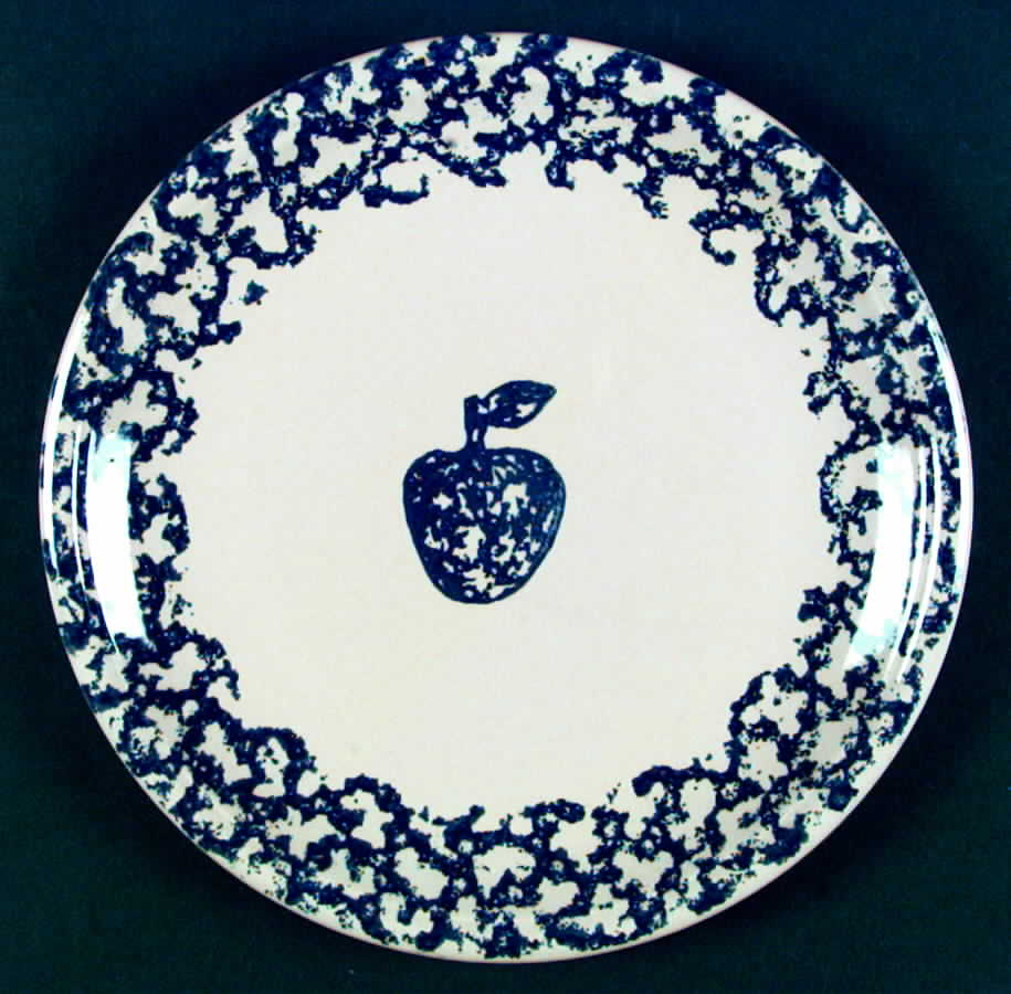 Fruits Blue Dinner Plate by Tienshan-1