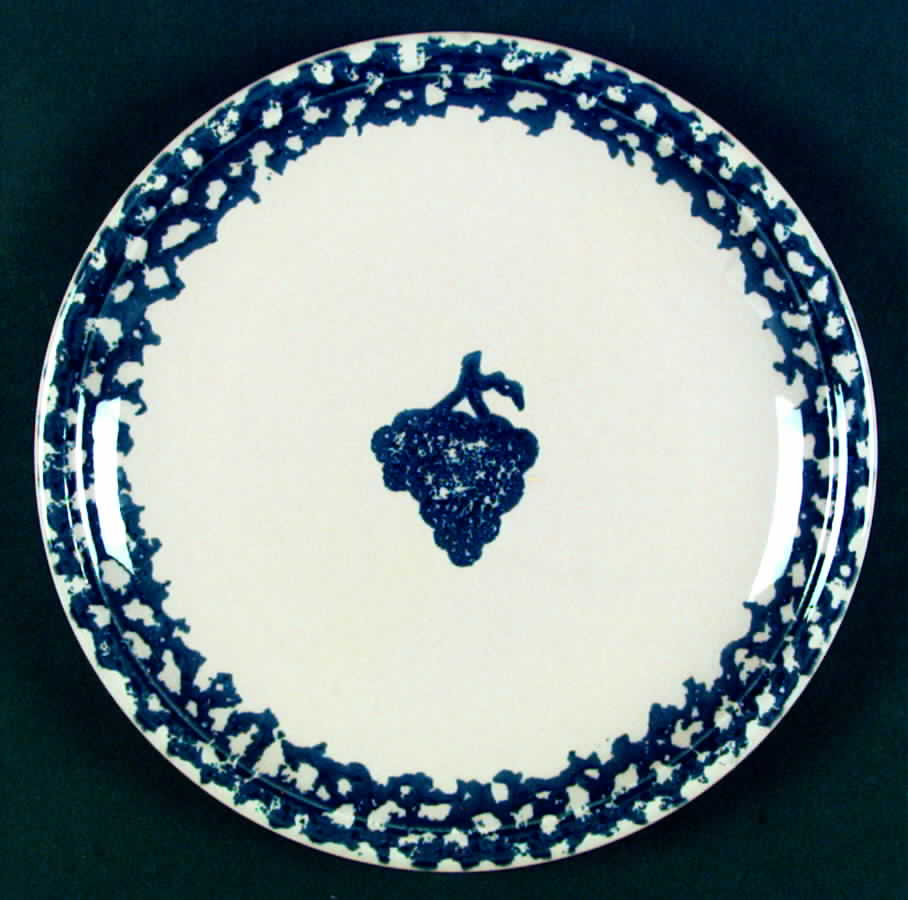 Fruits Blue Dinner Plate by Tienshan-1
