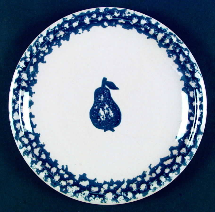 Fruits Blue Dinner Plate by Tienshan-1