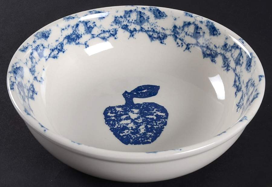 Fruits Blue Coupe Cereal Bowl by Tienshan-1