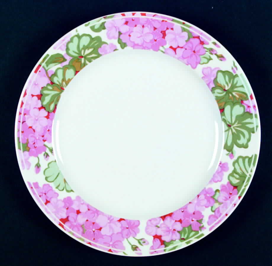 Geranium Dinner Plate by Tienshan-1