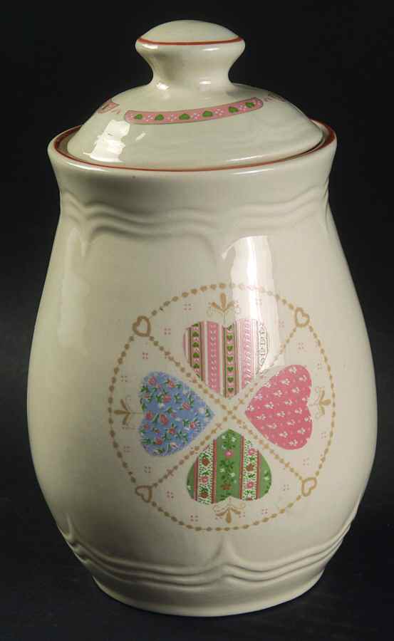 Heartwarming Small Canister & Lid by Tienshan-1