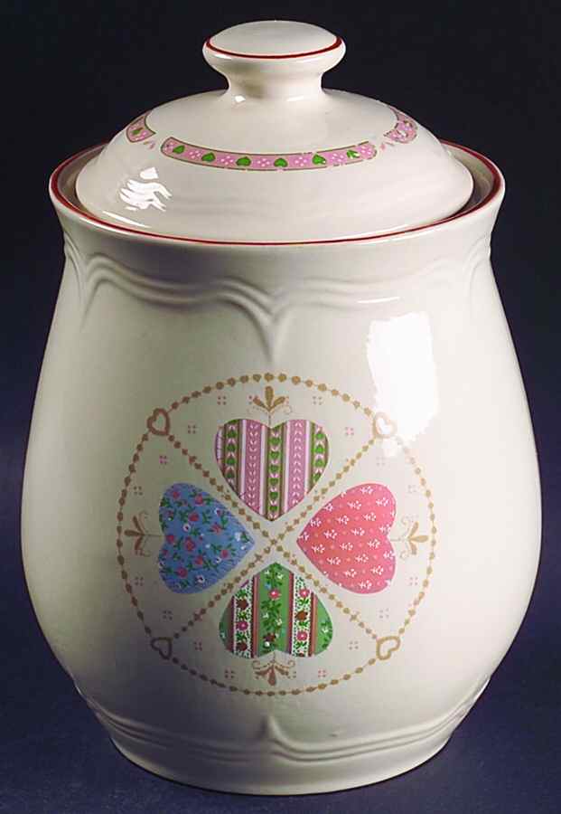 Heartwarming Large Canister & Lid by Tienshan-1