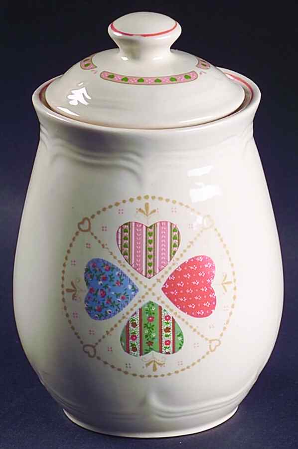 Heartwarming Medium Canister & Lid by Tienshan-1