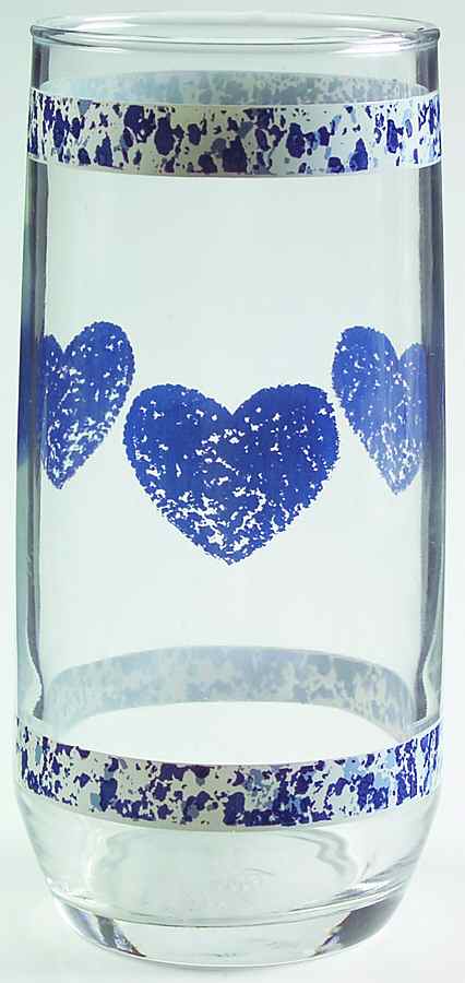 Sponge Blue (Animals or Hearts) 16 Oz Glassware Tumbler by Tienshan-1