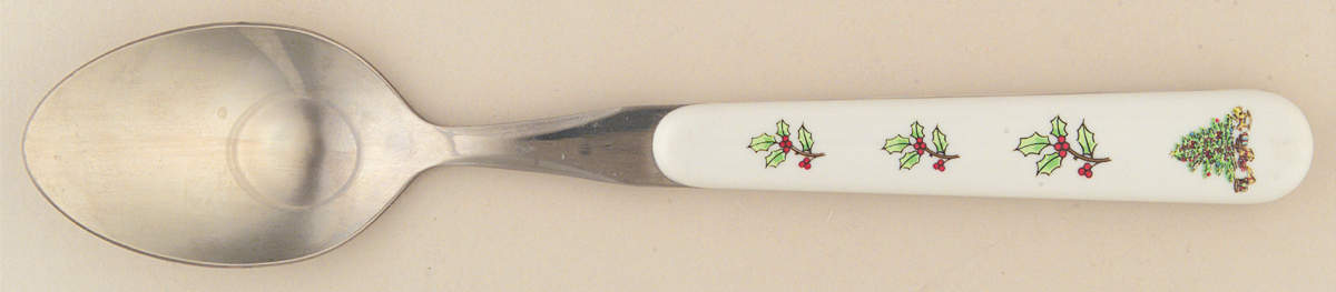 Holiday Hostess (Trim, Gold Band) Place/Oval Soup Spoon by Tienshan-1