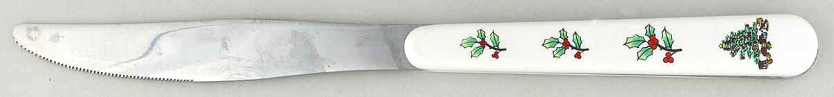 Holiday Hostess (Trim, Gold Band) Small Dinner Knife by Tienshan-1