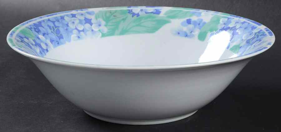 Hydrangea 9" Round Vegetable Bowl by Tienshan-1