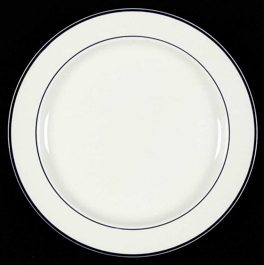 Intro Blue Indigo Dinner Plate by Tienshan-1