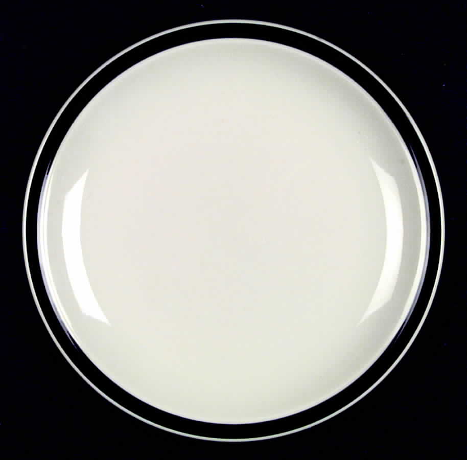 Kitchen Basics Black (Coupe) Dinner Plate by Tienshan-1