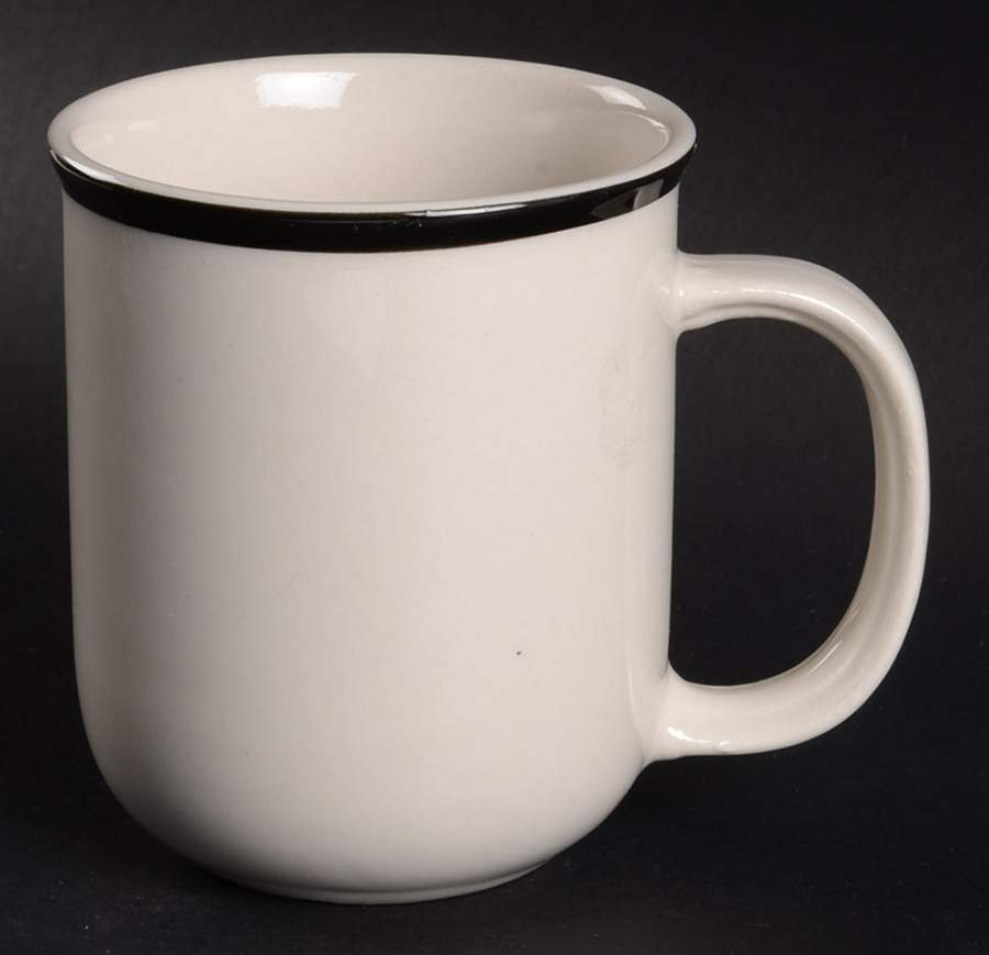 Kitchen Basics Black (Coupe) Mug by Tienshan-1