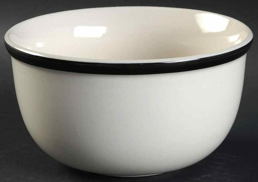 Kitchen Basics Black (Coupe) Soup/Cereal Bowl by Tienshan-1