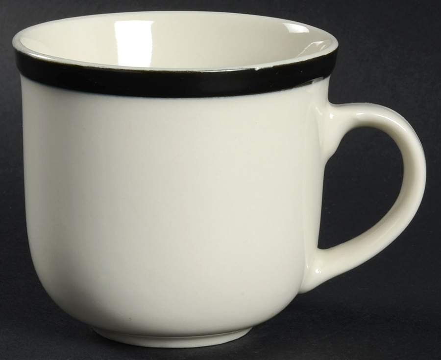 Kitchen Basics Black (Coupe) Mug by Tienshan-1