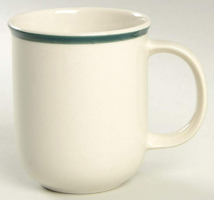 Kitchen Basics Cobalt Green (Thin Band) Mug by Tienshan-1