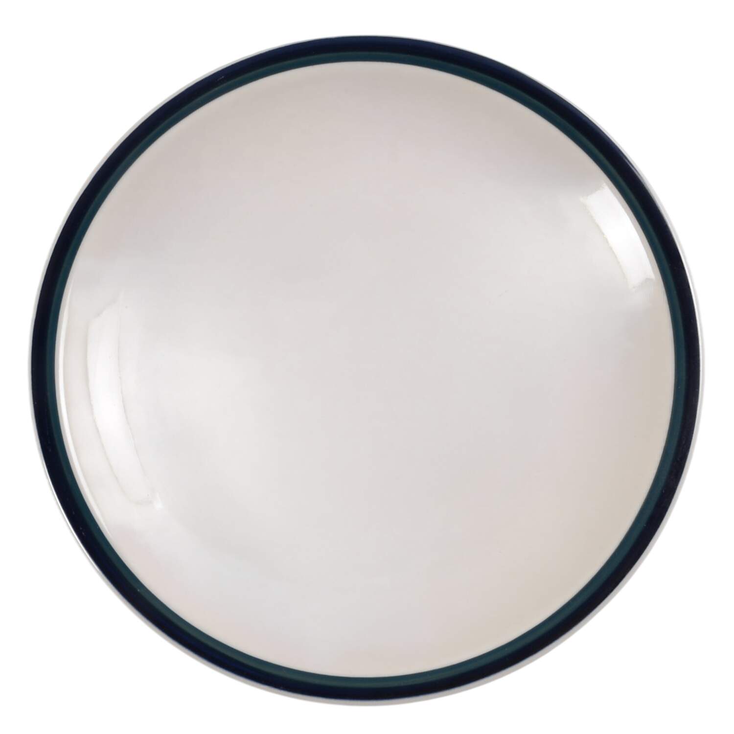 Kitchen Basics Cobalt Green (Thin Band) Salad Plate by Tienshan-1
