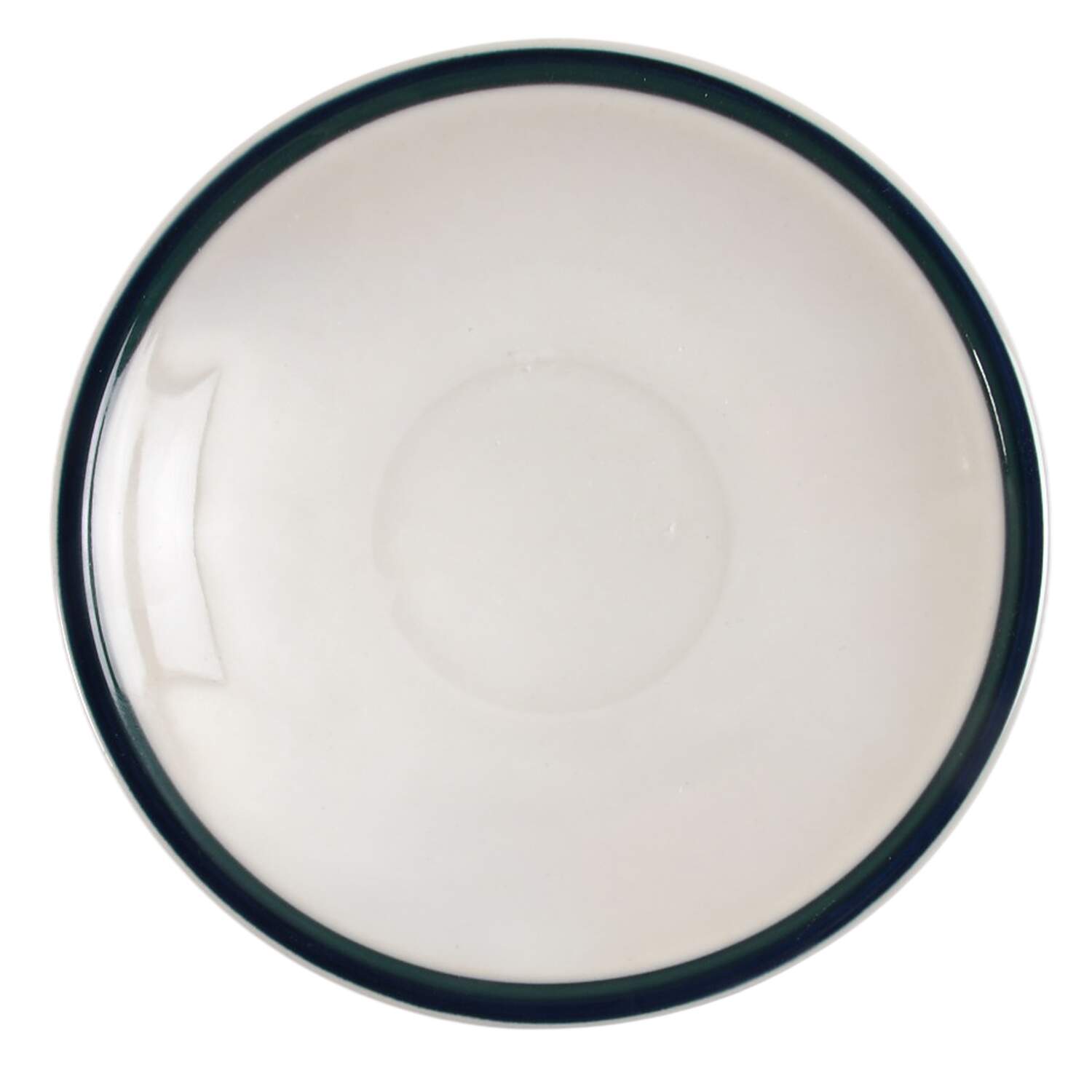 Kitchen Basics Cobalt Green (Thin Band) Saucer by Tienshan-1