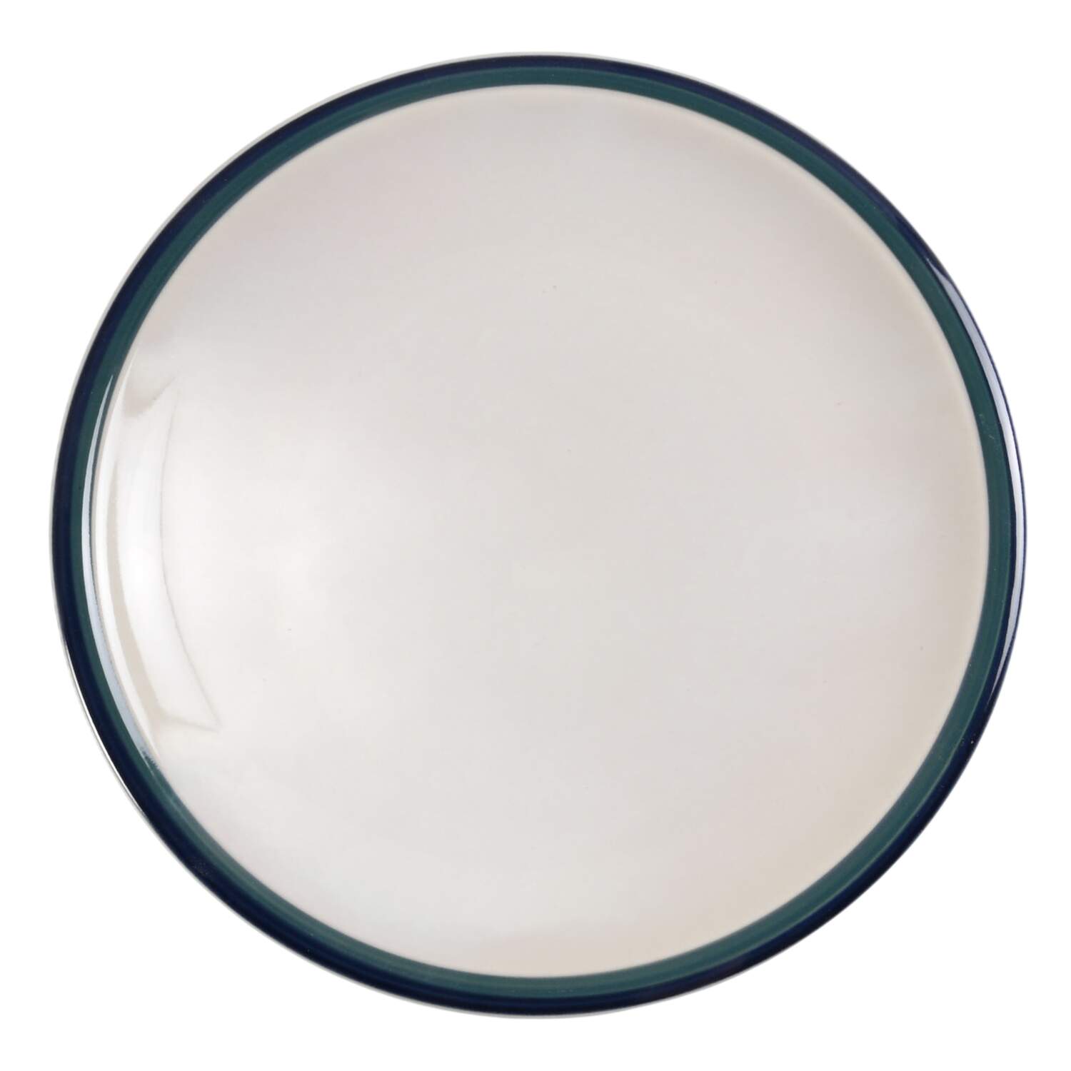 Kitchen Basics Cobalt Green (Thin Band) Dinner Plate by Tienshan-1