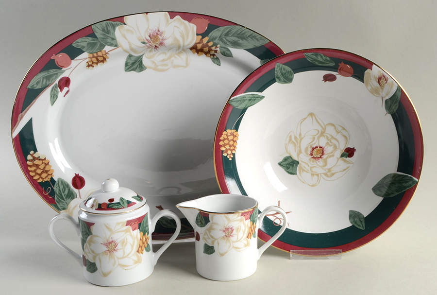 Magnolia 5 Piece Hostess Set by Tienshan-1