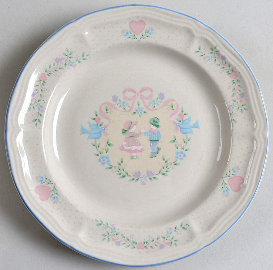 Memories Salad Plate by Tienshan-1