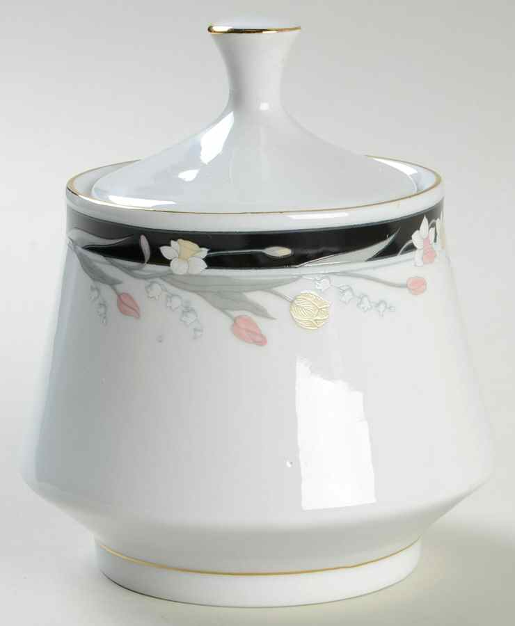 Michelle Sugar Bowl & Lid by Tienshan-1