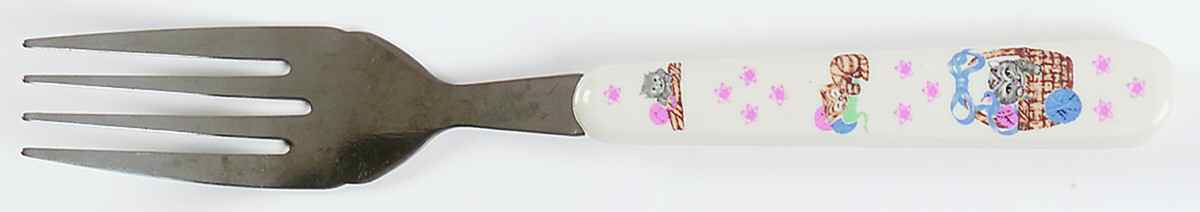 Purrfect Friends Individual Salad Fork by Tienshan-1