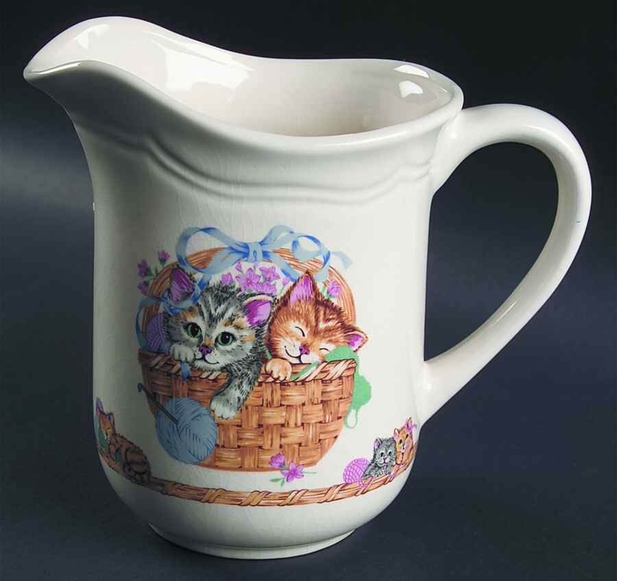 Purrfect Friends 32 Oz Pitcher by Tienshan-1
