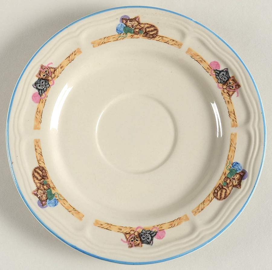 Purrfect Friends Saucer by Tienshan-1