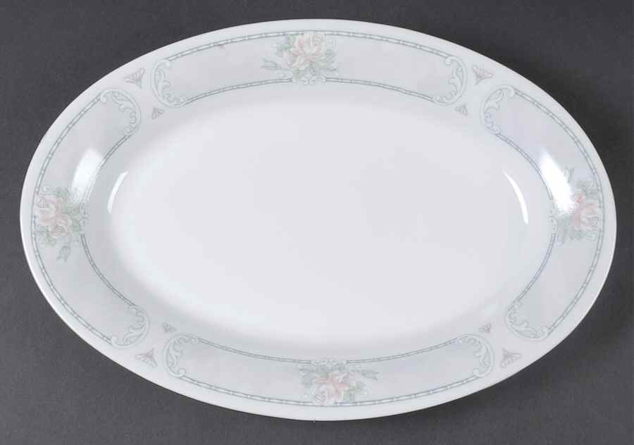 Regency 14" Oval Serving Platter by Tienshan-1
