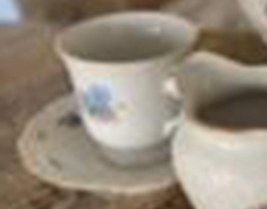 Rhapsody Footed Cup & Saucer Set by Tienshan-1