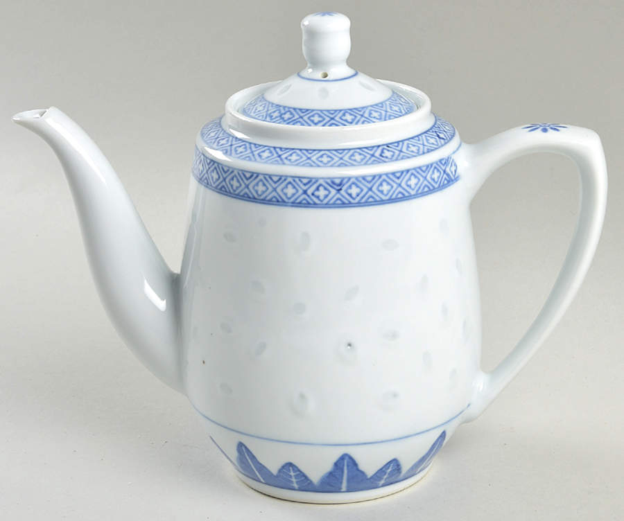 Rice Flower Small Teapot & Lid by Tienshan-1