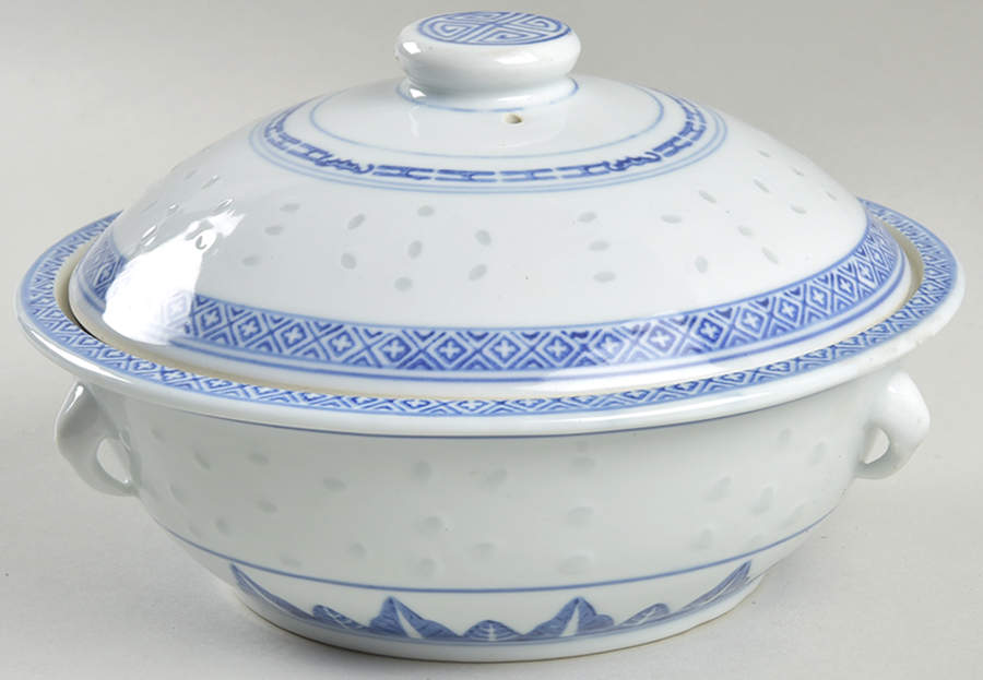 Rice Flower Small Round Covered Vegetable by Tienshan-1