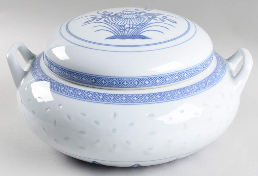 Rice Flower Round Covered Vegetable by Tienshan-1