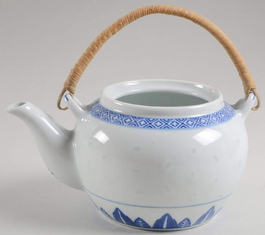 Rice Flower Teapot W/Top Handle No Lid by Tienshan-1