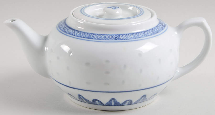 Rice Flower Teapot & Lid by Tienshan-1