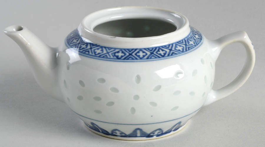 Rice Flower Individual Teapot No Lid by Tienshan-1